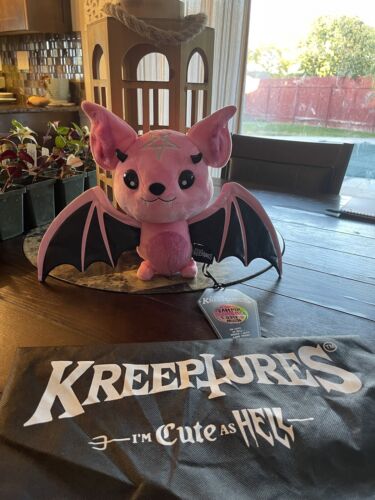 Killstar Vampire Bat Kreeptures Gothic Plush Stuffed Animal Backpack  KSRA002763