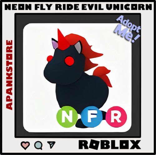 Neon Evil Unicorn On Shoppinder - roblox adopt me neon evil unicorn